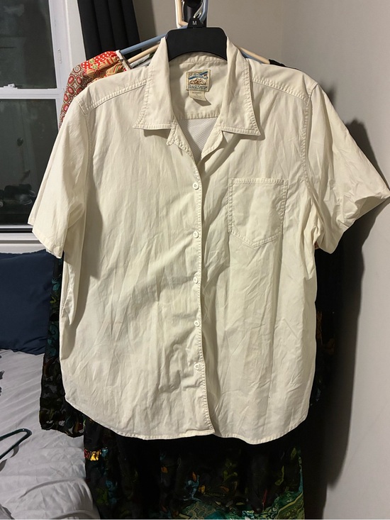 Other - Vintage TravelSmith Women’s XL Cream Short Sleeve Utility Shirt